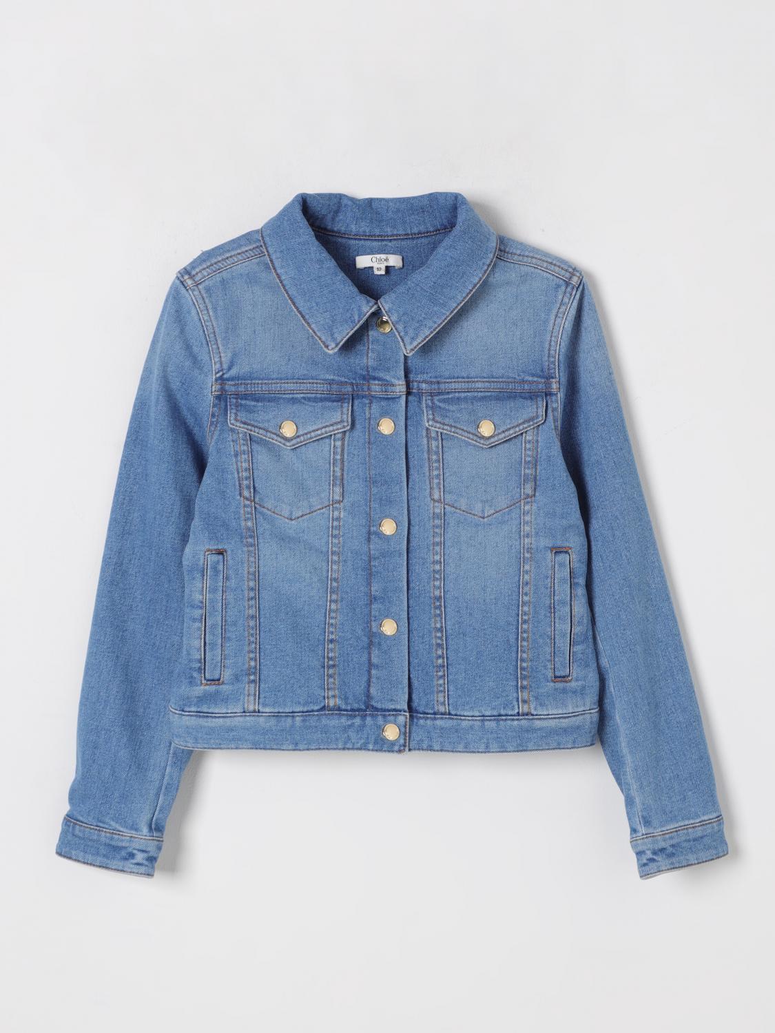 Chloé Jacket Kids Color Grey In Grey