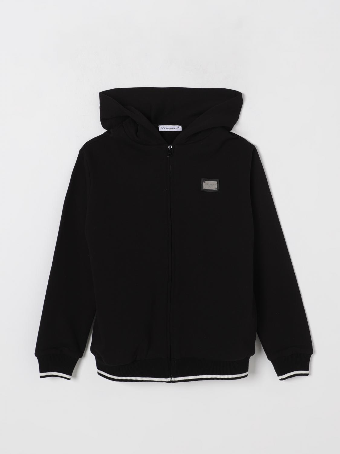 Dolce & Gabbana Sweater Kids Color Black In Black