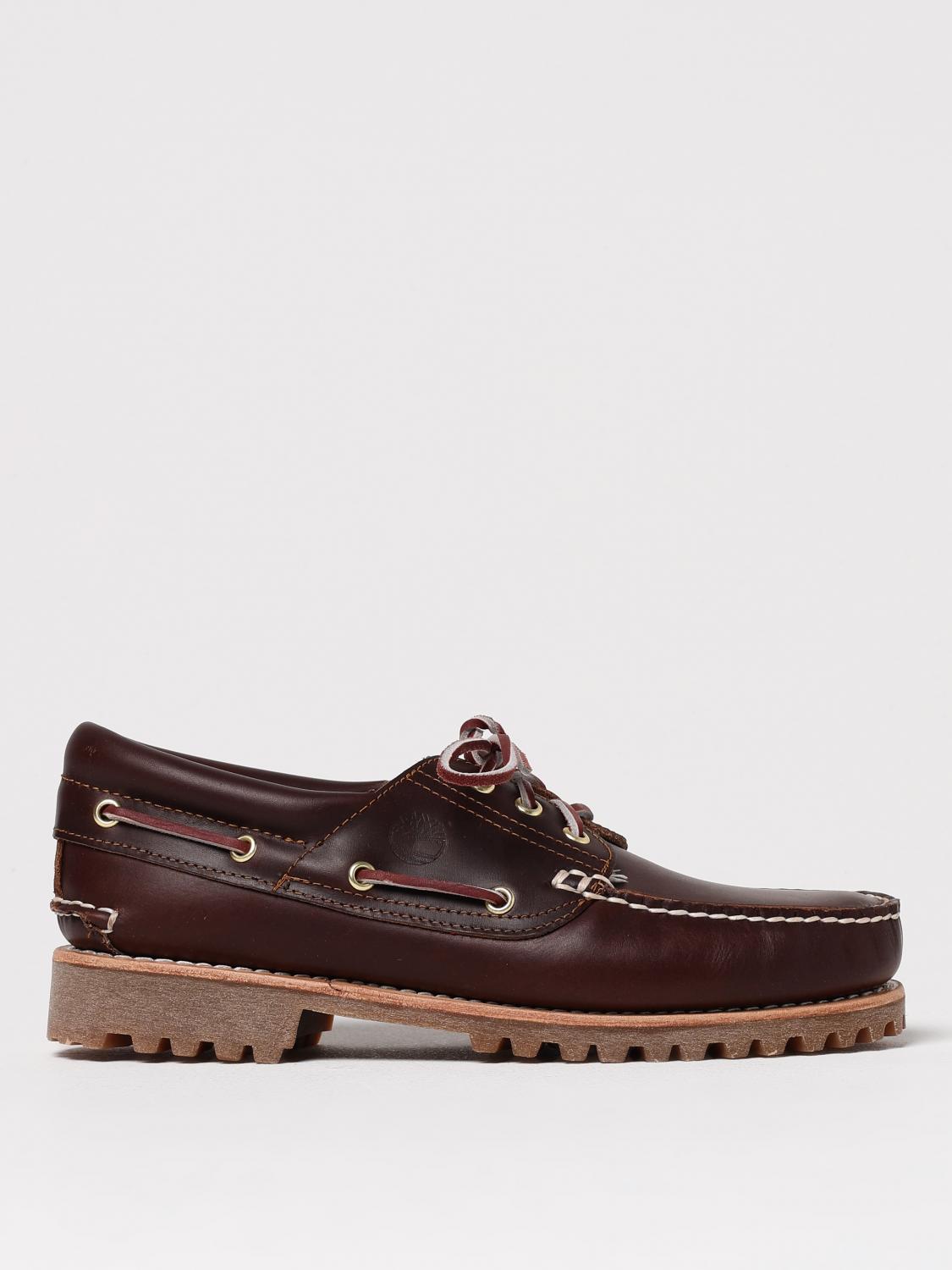 Timberland Boat Moccasin Authentic Lug Sole In Brown
