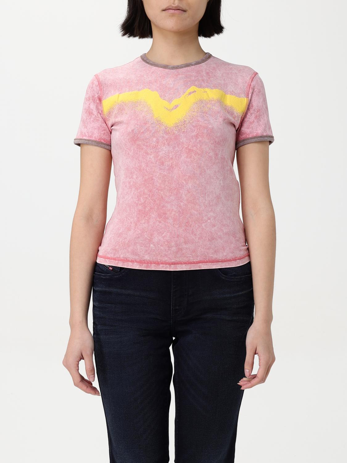 Diesel T-shirt  Woman Color Pink In Pink