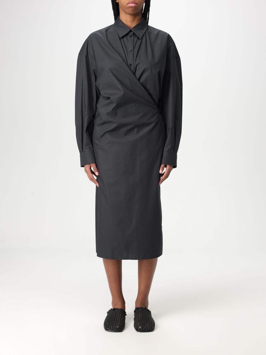 Shop Lemaire Dress Woman Color Black
