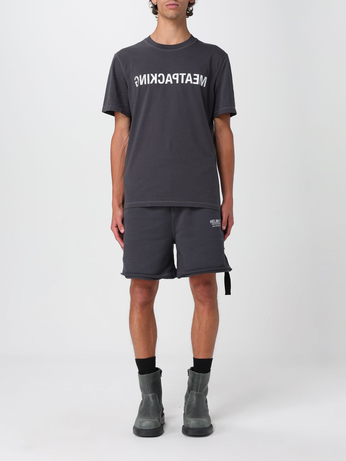 Helmut Lang T-shirt  Men Color Grey In Gray