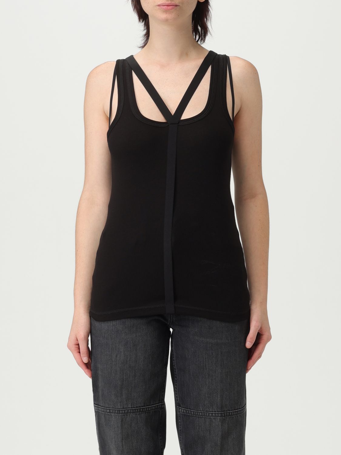 Helmut Lang T-shirt  Woman Color Black