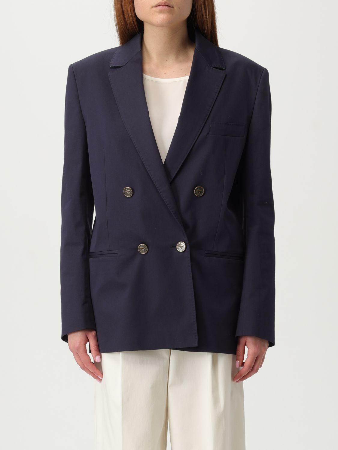 ETRO JACKET ETRO WOMAN COLOR BLUE G53138009