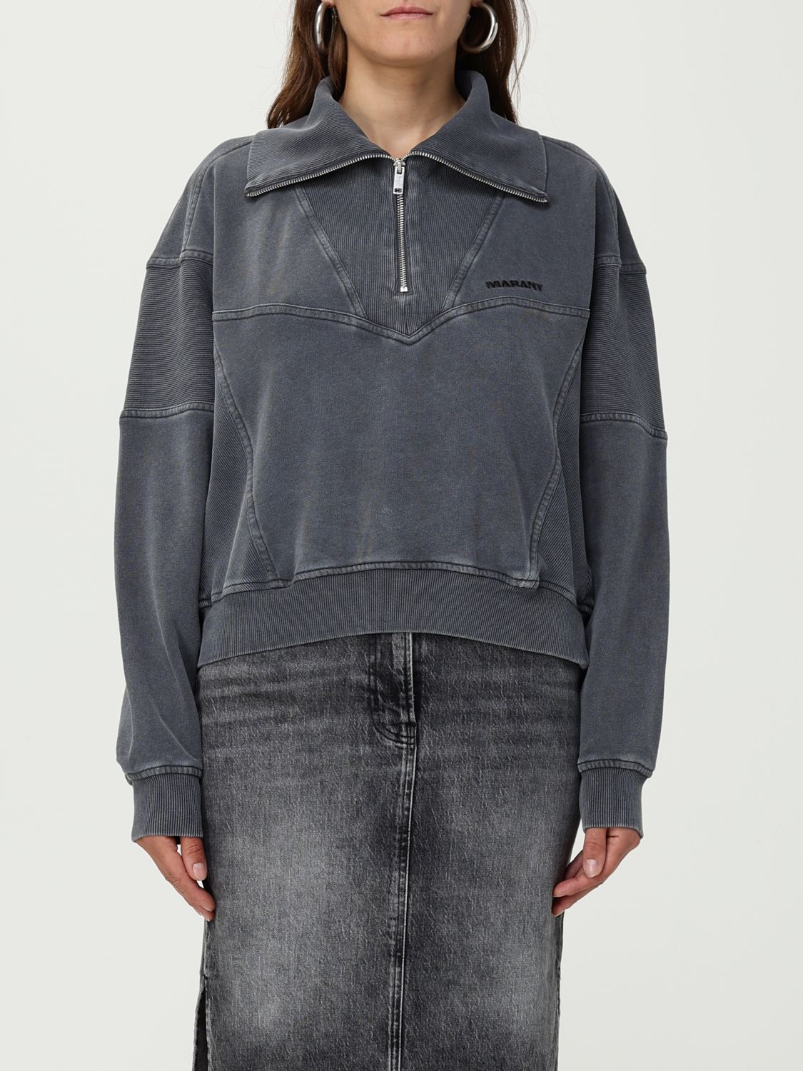 Isabel Marant Étoile Sweatshirt Isabel Marant Etoile Woman Color Grey