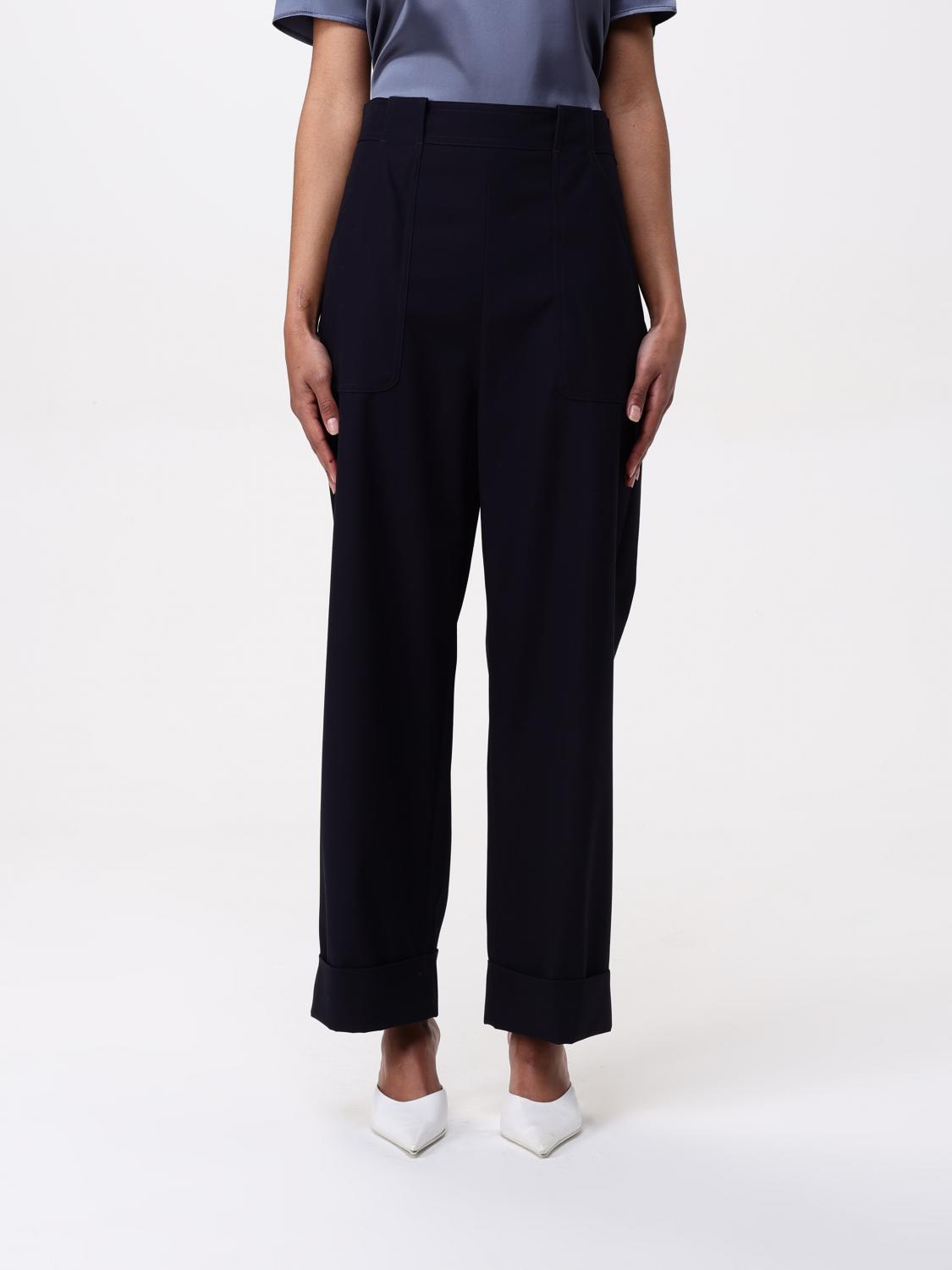 Max Mara Pants Woman Blue In Blue