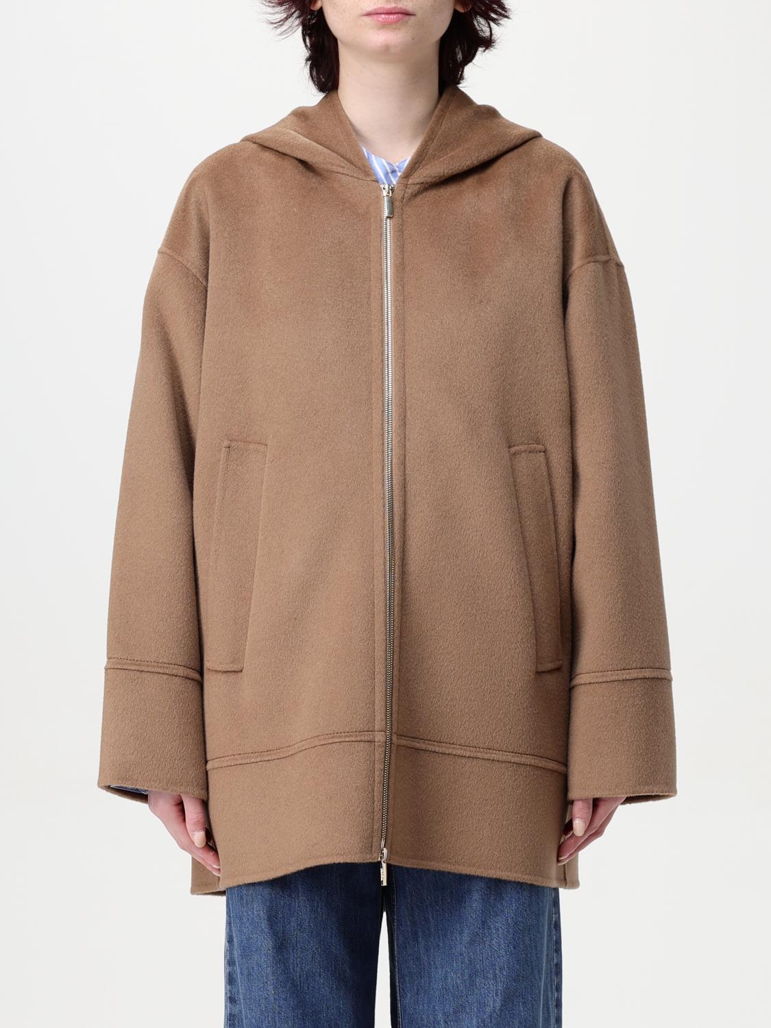 S Max Mara Jacke Aus Filz In Camel