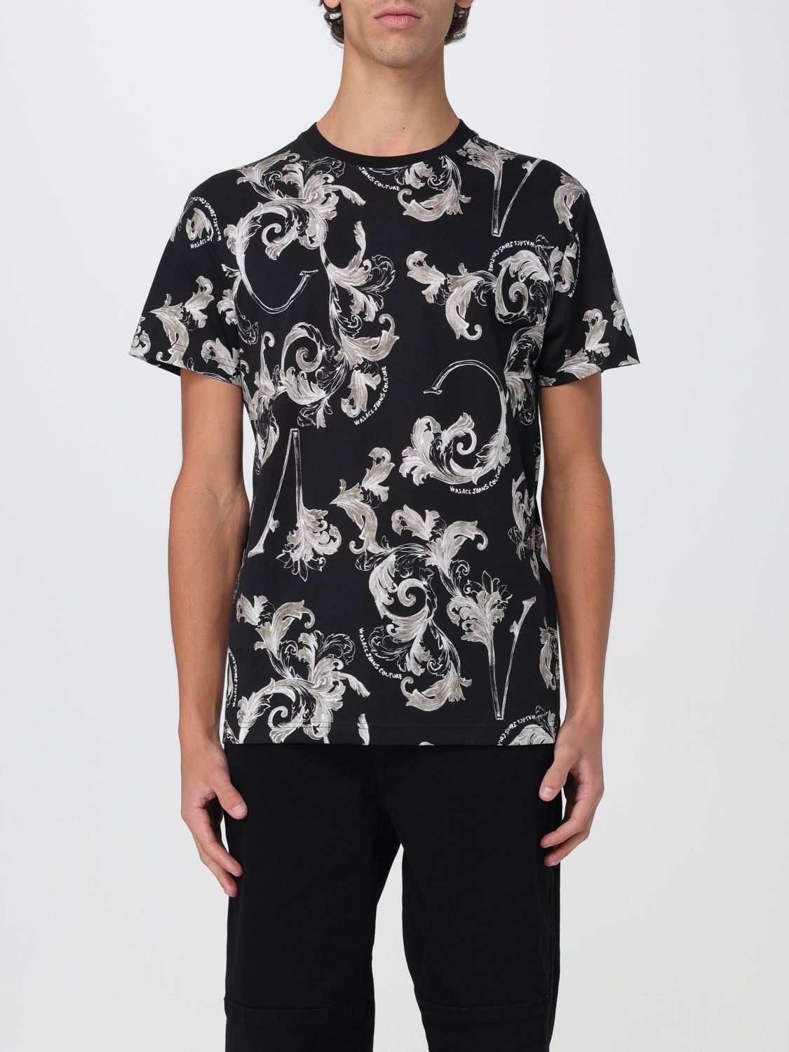VERSACE JEANS COUTURE T-SHIRT VERSACE JEANS COUTURE MEN COLOR BLACK 1 G53277214