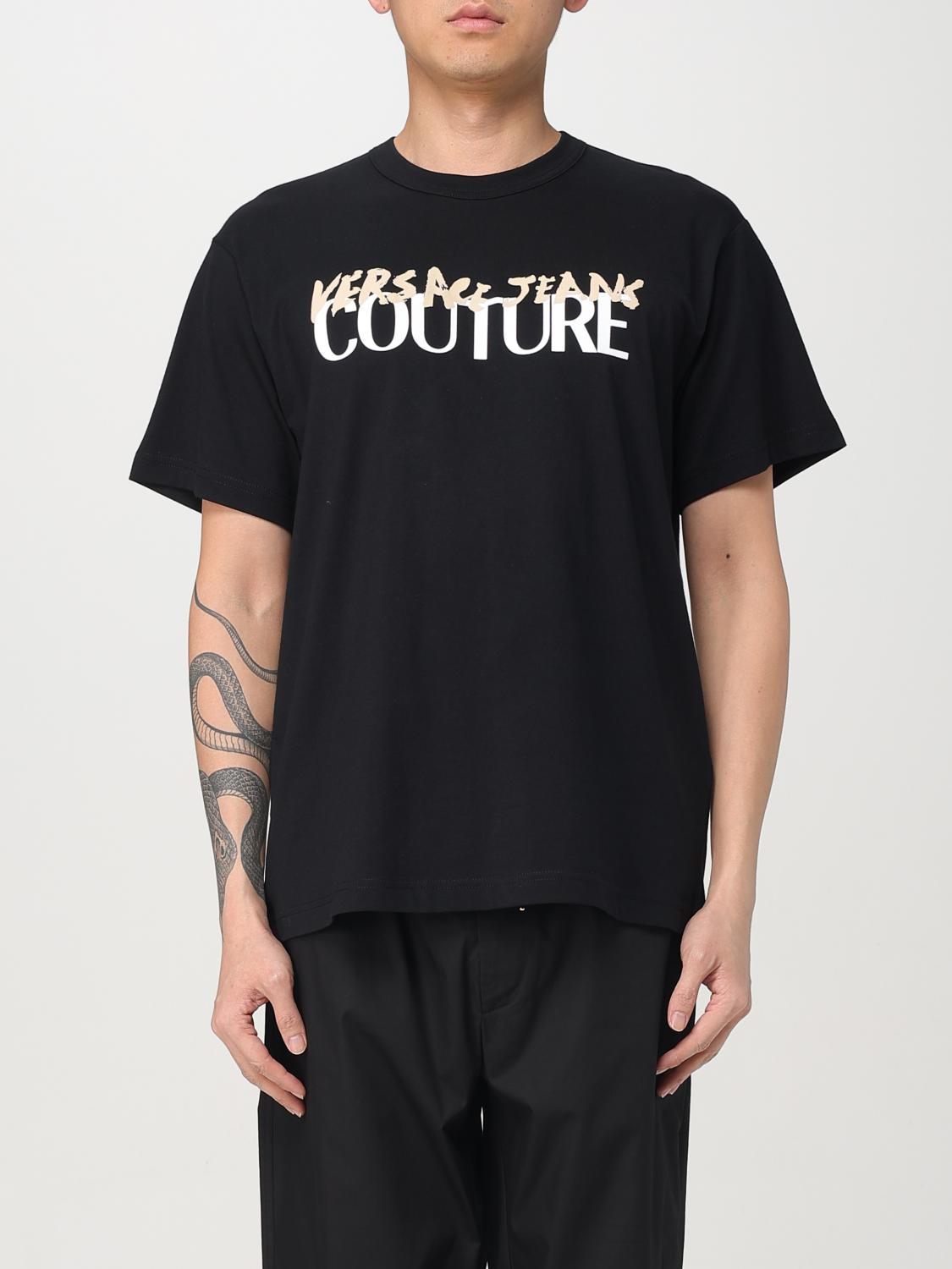 VERSACE JEANS COUTURE T-SHIRT VERSACE JEANS COUTURE MEN COLOR BLACK G53281002