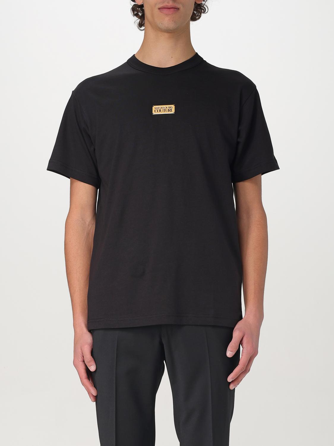 Versace Jeans Couture T-shirt  Men Color Black In Black
