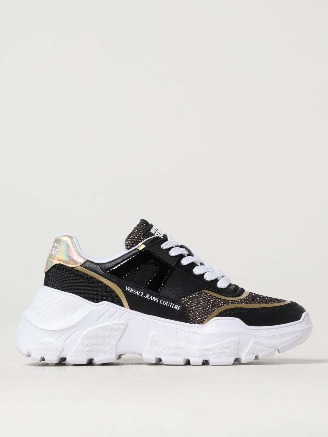 Versace Jeans Couture Speed Track Low-top Sneakers In Schwarz
