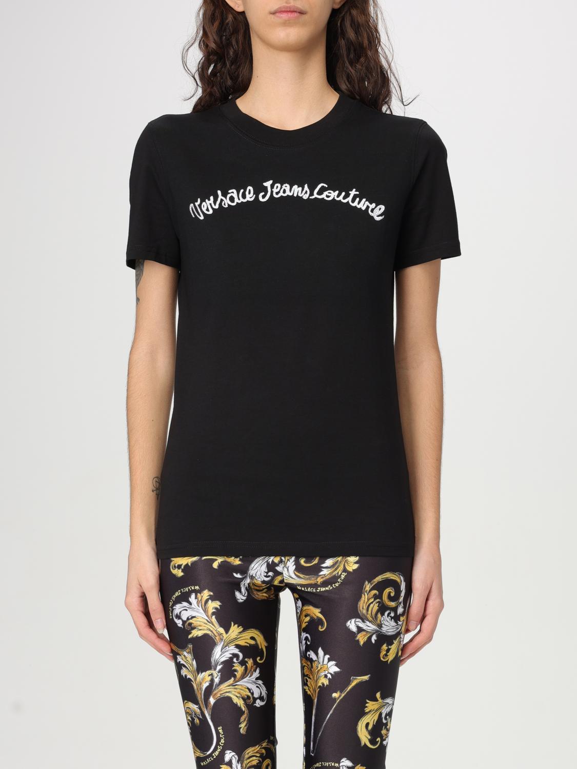 Shop Versace Jeans Couture T-shirt Woman Color Black