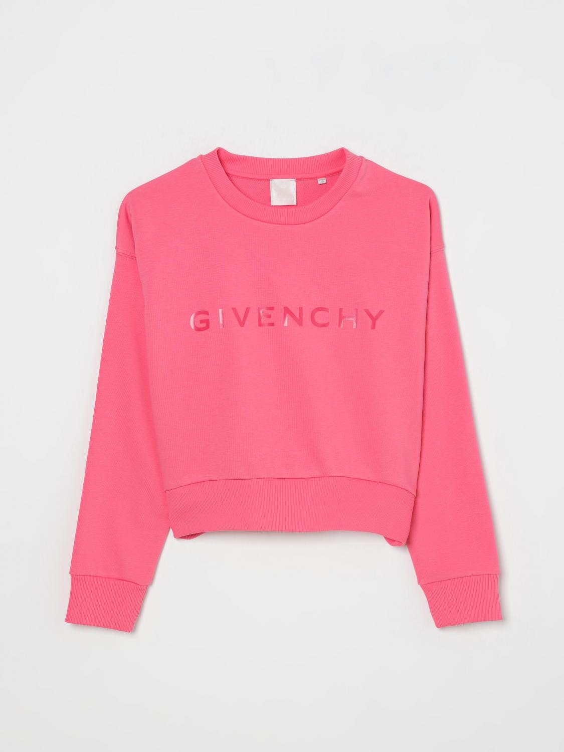 Givenchy Sweatshirt With Print In Raspberry