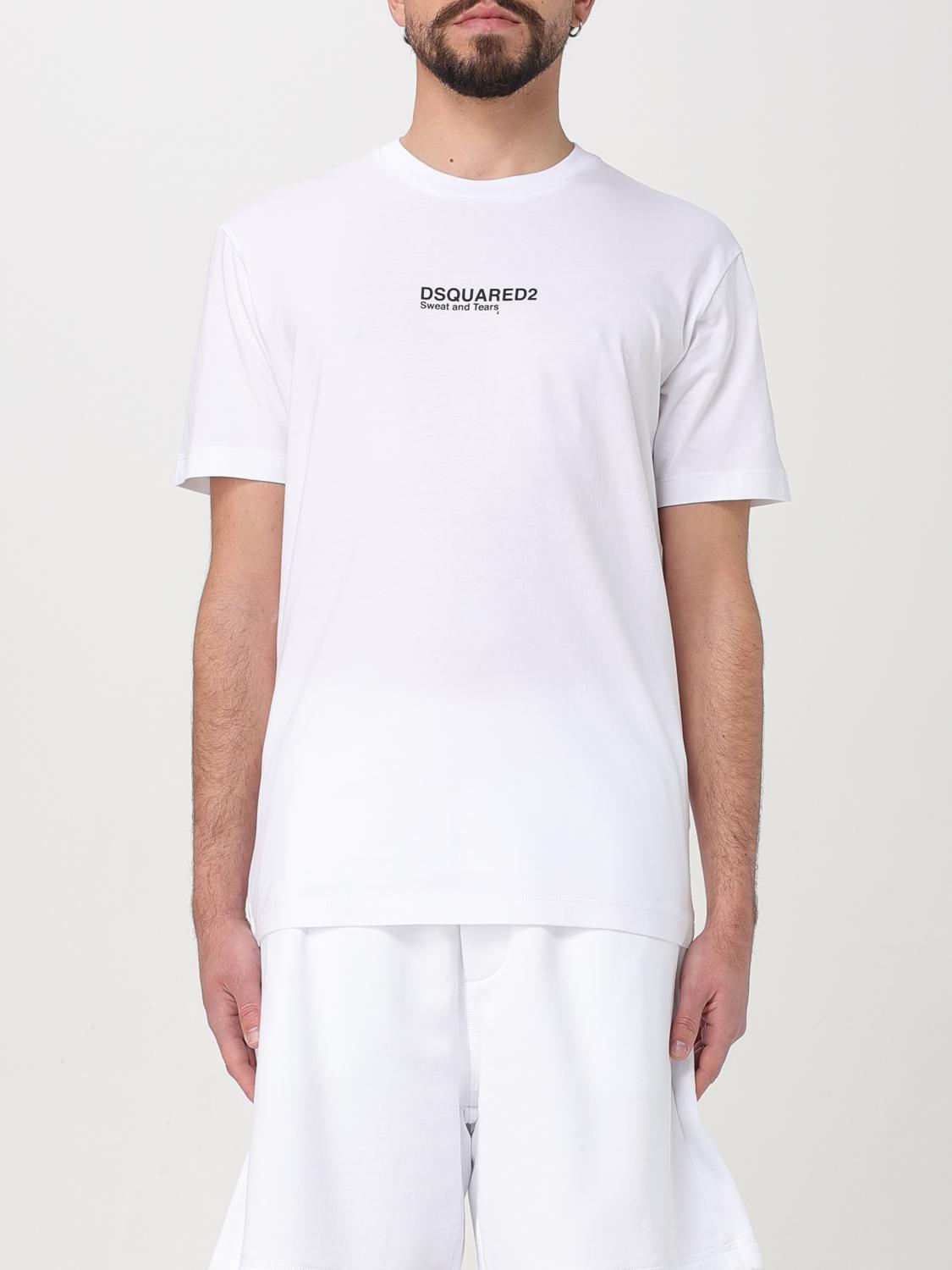 Dsquared2 White Cool Fit T-shirt In White
