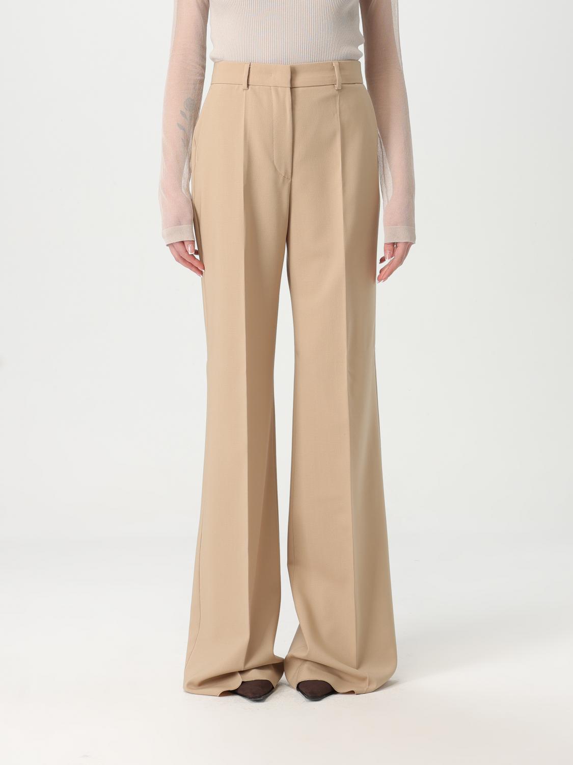 Shop Sportmax Pants Woman Color Brown