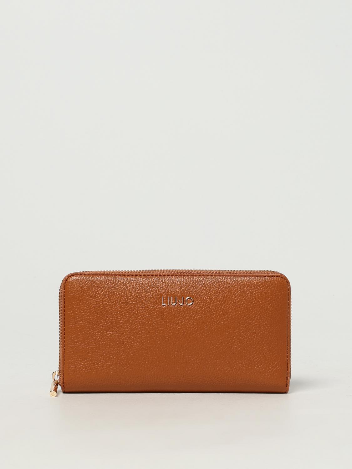 Liu •jo Wallet Liu Jo Woman Color Leather In Brown