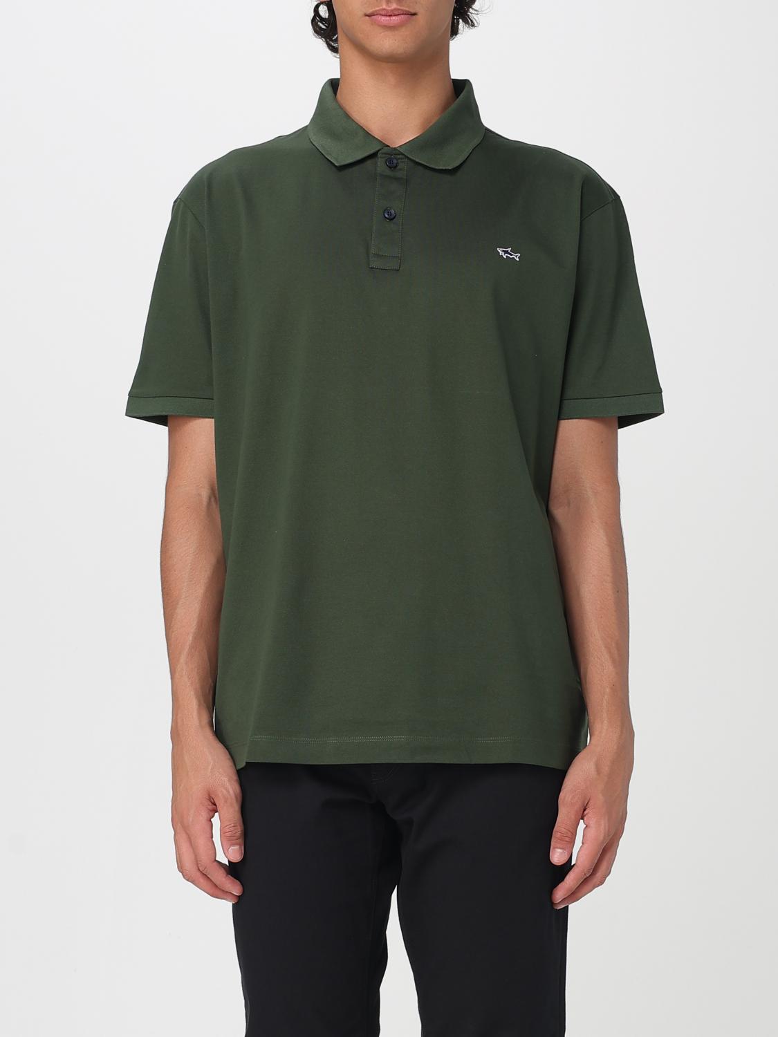 Paul & Shark Polo Shirt Men Color Green