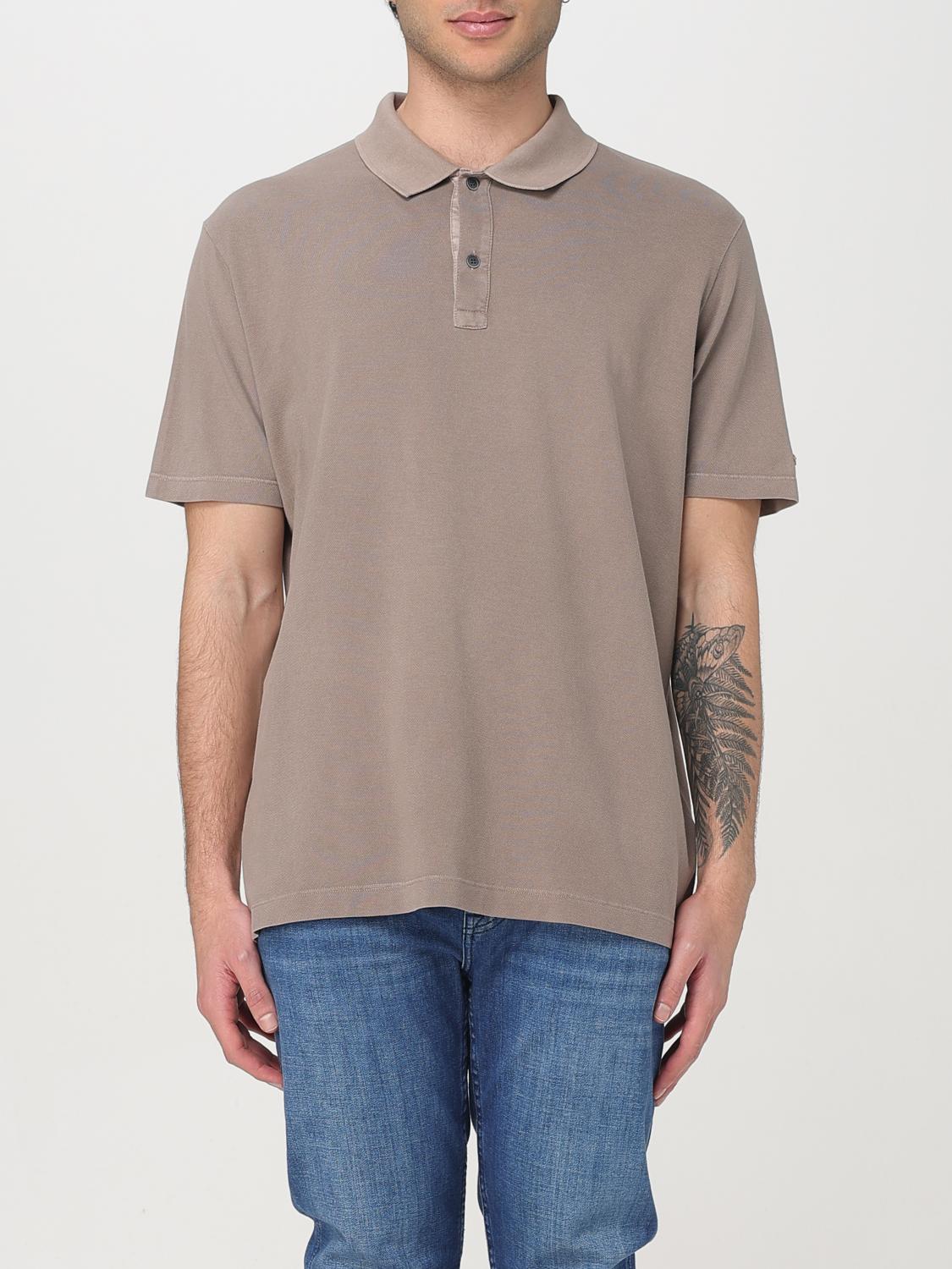 Shop Paul & Shark Polo Shirt Men Color Silver