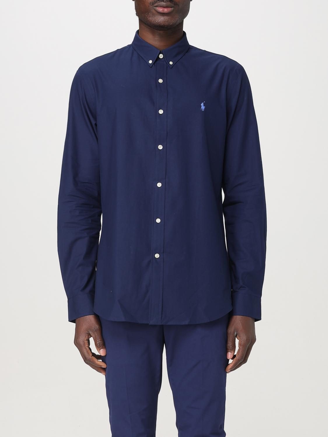 Shop Polo Ralph Lauren Shirt Men Color Blue 1