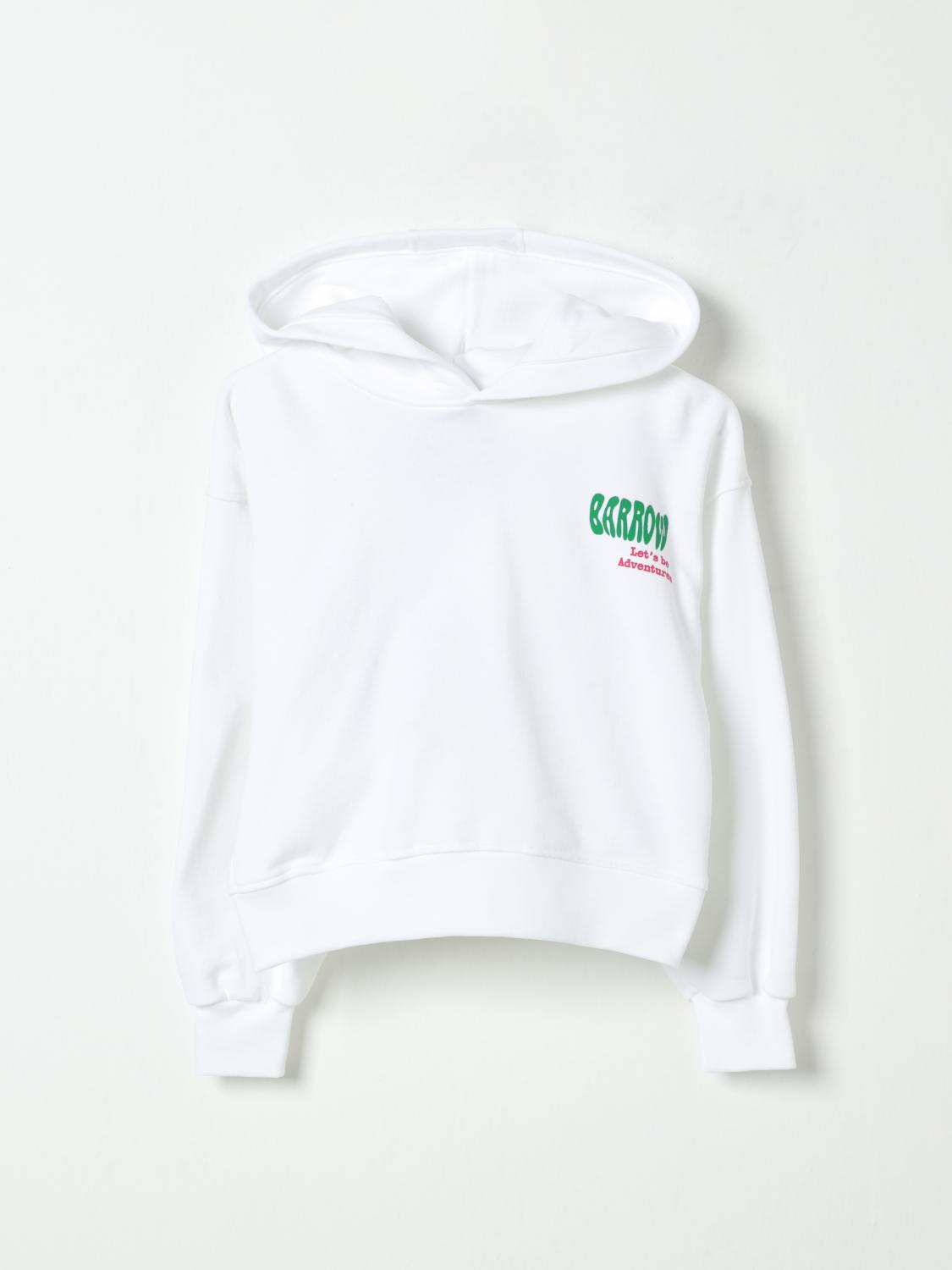 Barrow Logo-print Hoodie In White