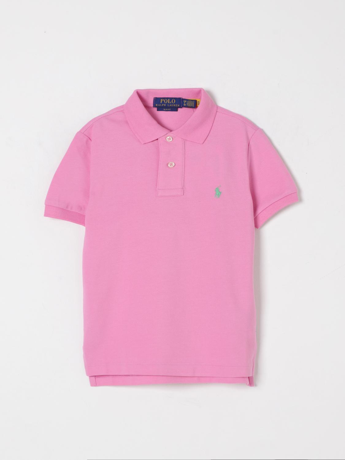 Polo Ralph Lauren Polo Shirt Kids Color Pink In Pink