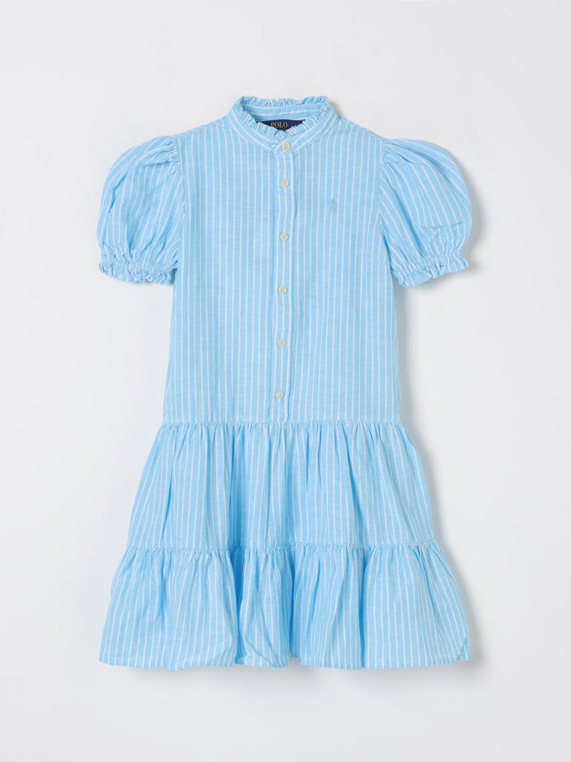 Polo Ralph Lauren Dress  Kids Color Blue In Blue