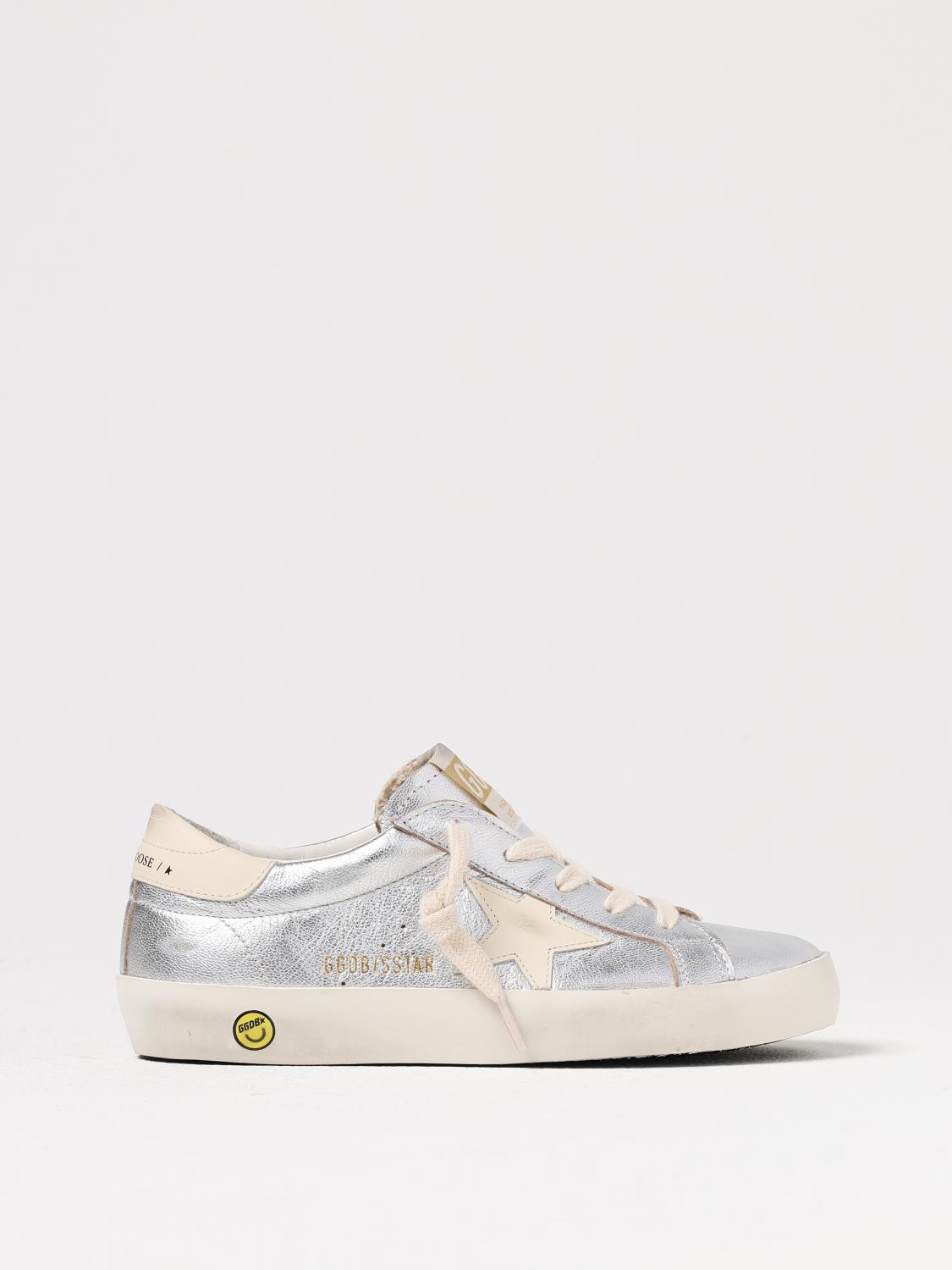 GOLDEN GOOSE SNEAKERS GOLDEN GOOSE KIDS COLOR SILVER G53642061