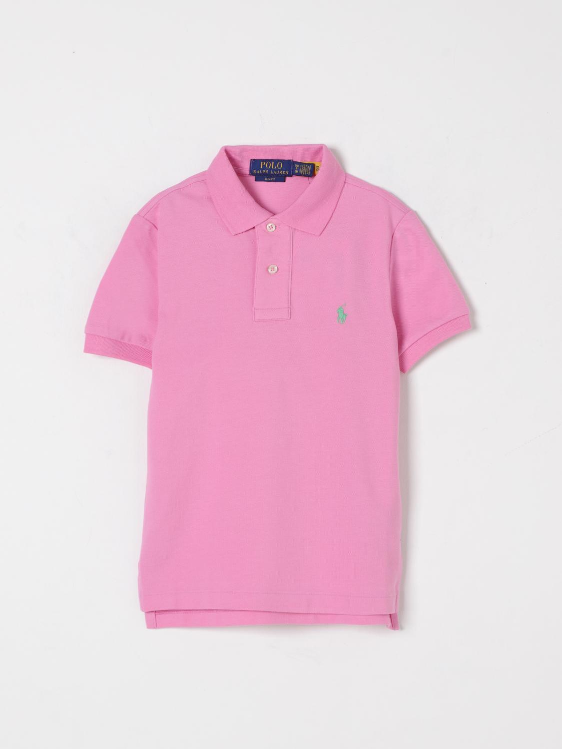 Polo Ralph Lauren Polo Shirt Kids Color Pink In Pink