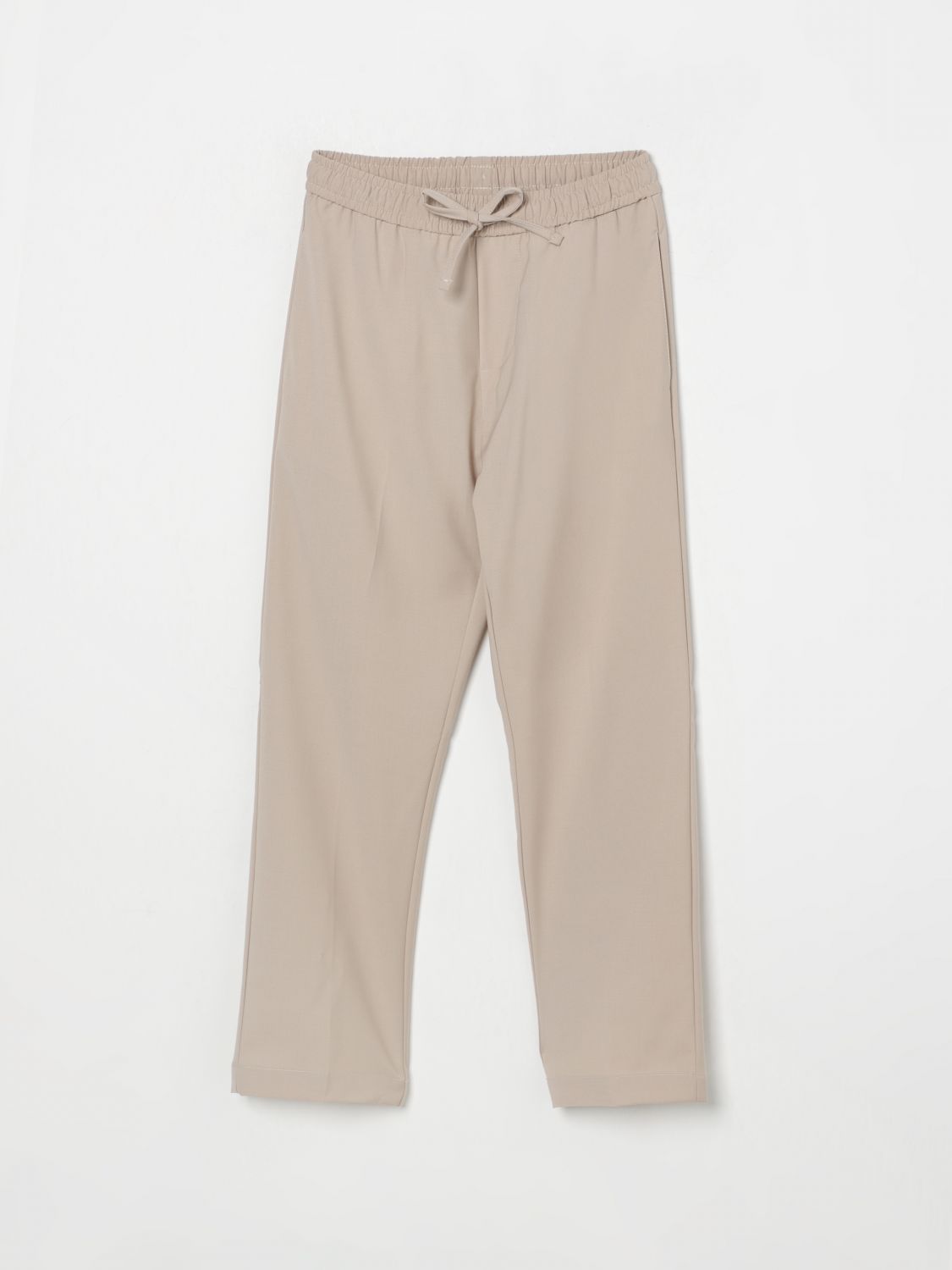 Manuel Ritz Drawstring Chinos In Beige