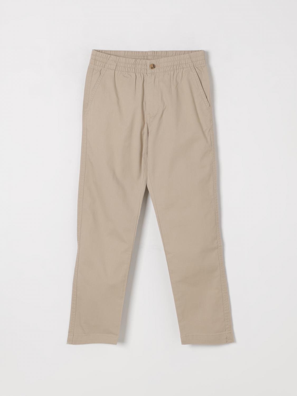 Polo Ralph Lauren Pants Kids Color Beige In Beige