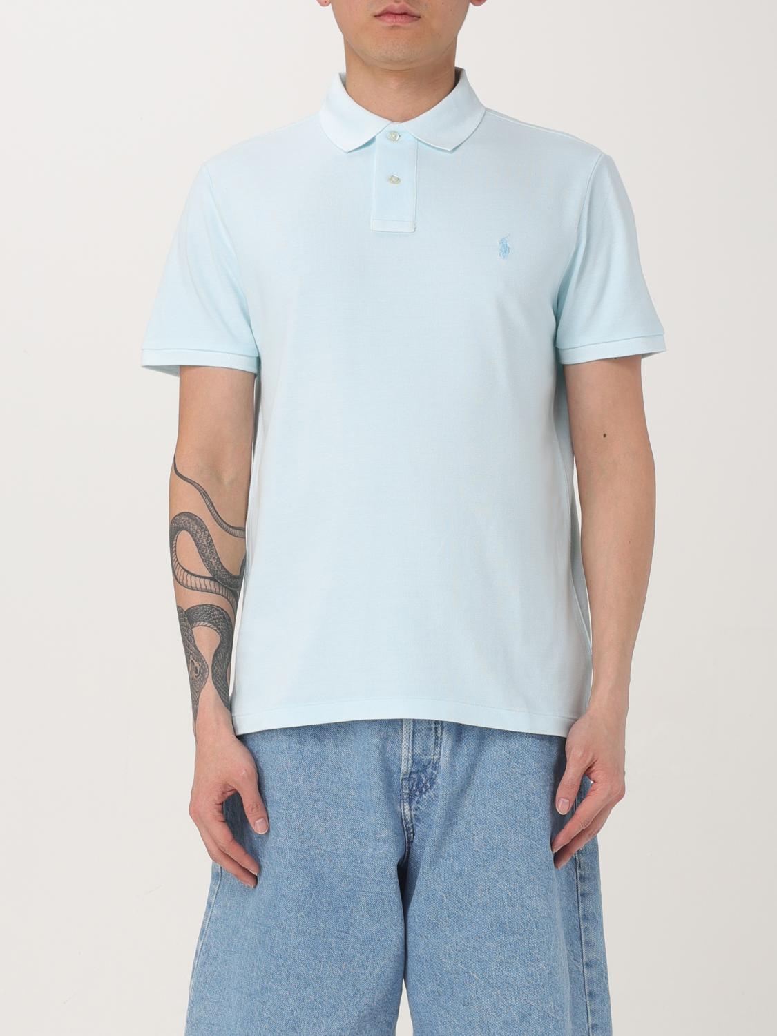 Polo Ralph Lauren Polo Shirt Men Color Blue In Blue