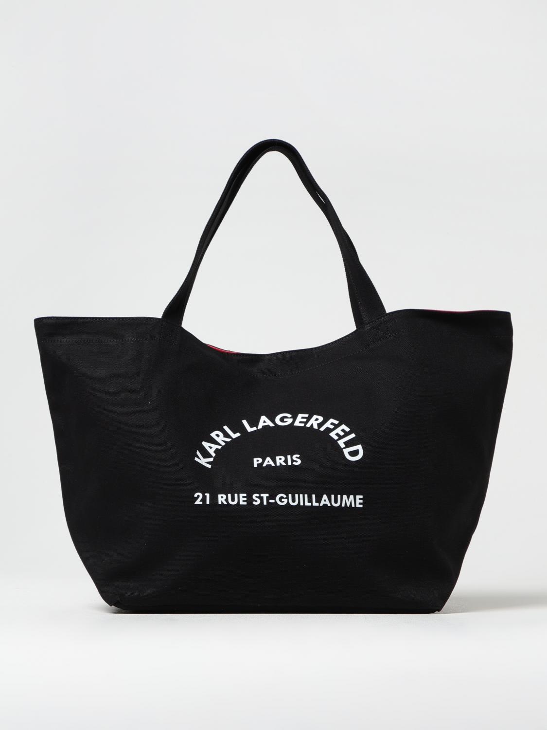 Karl Lagerfeld Tote Bags  Woman Color Black In Black