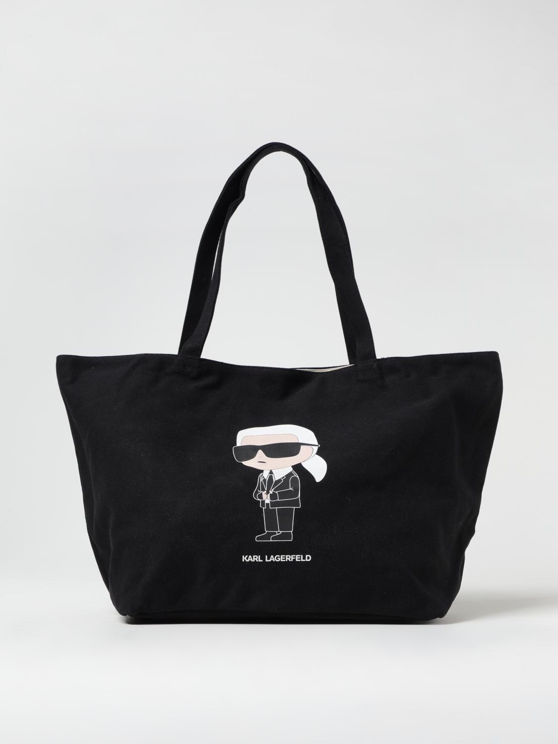 Karl Lagerfeld Ikon Shopper In Black