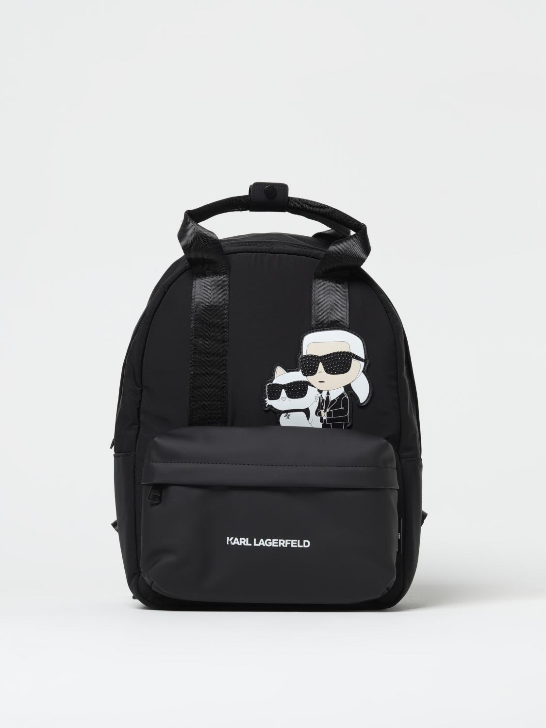 Duffel Bag KARL LAGERFELD Kids color Black