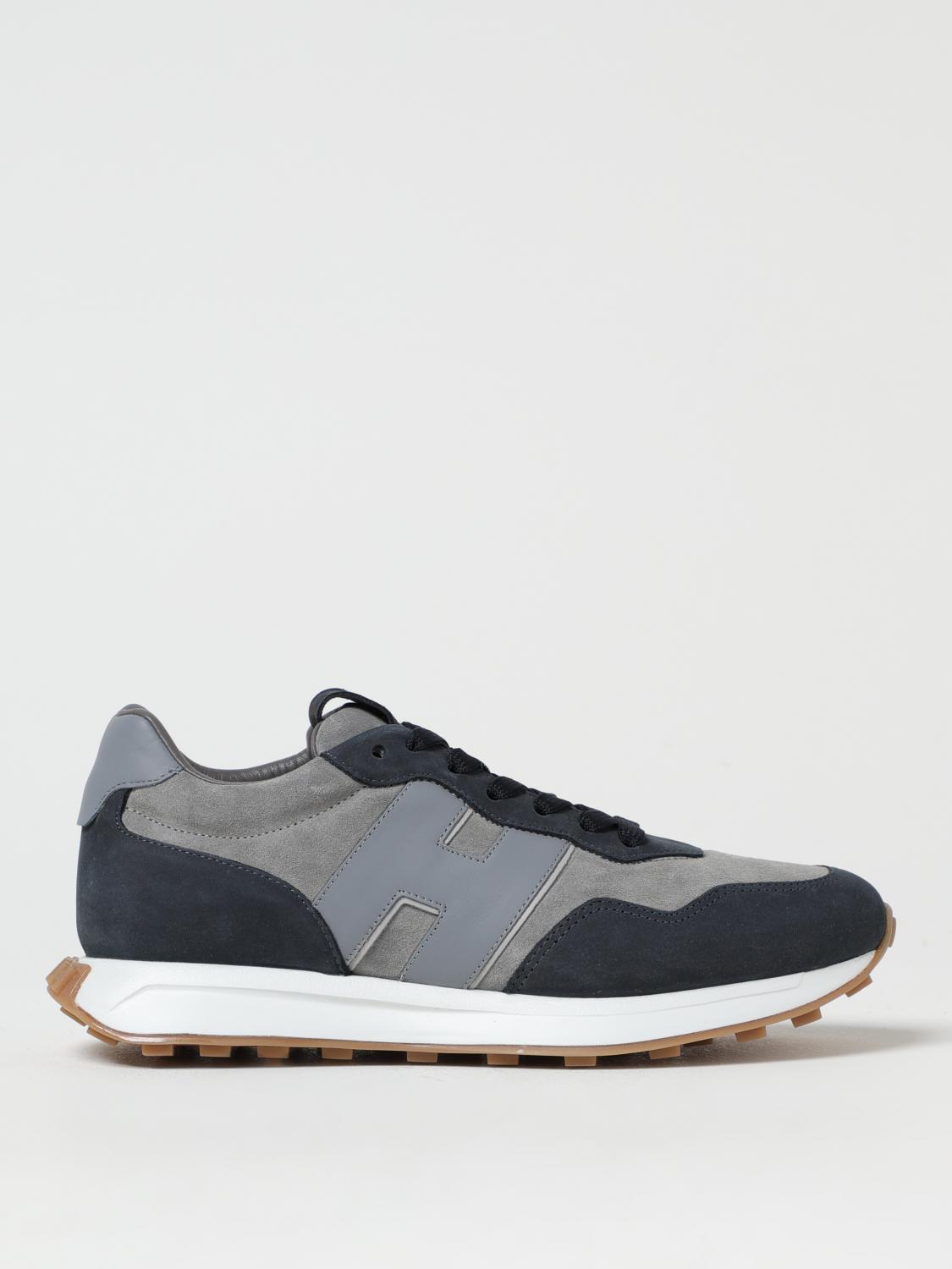 Hogan Men's H601 Leather Sneakers In Brown