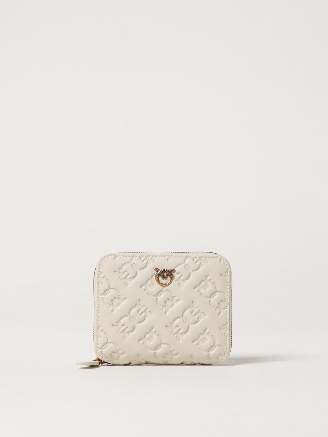 Shop Pinko Wallet Woman Color White In Weiss