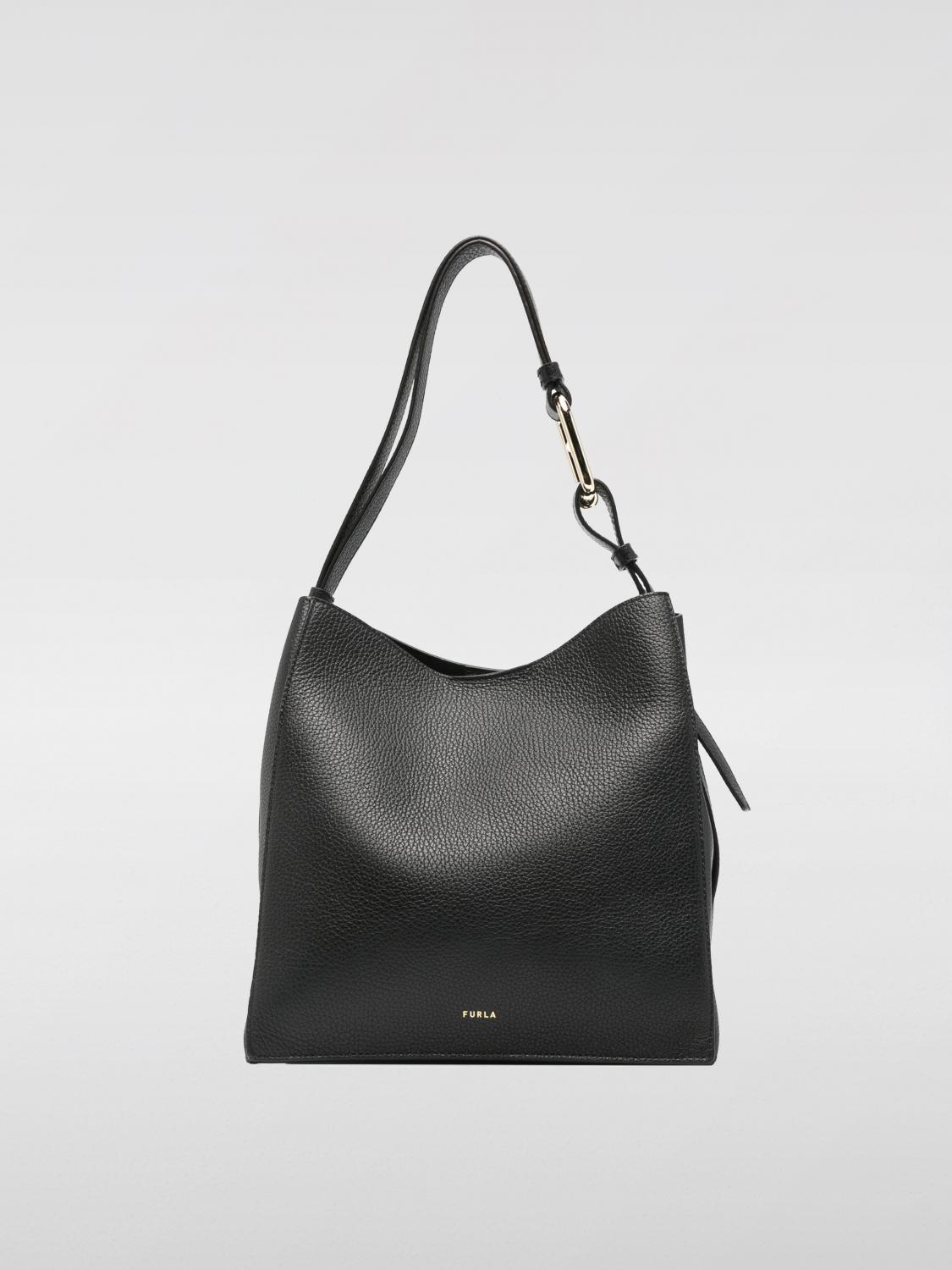 Furla Cloud Small Bucket Bag 25.5 Bags In Black