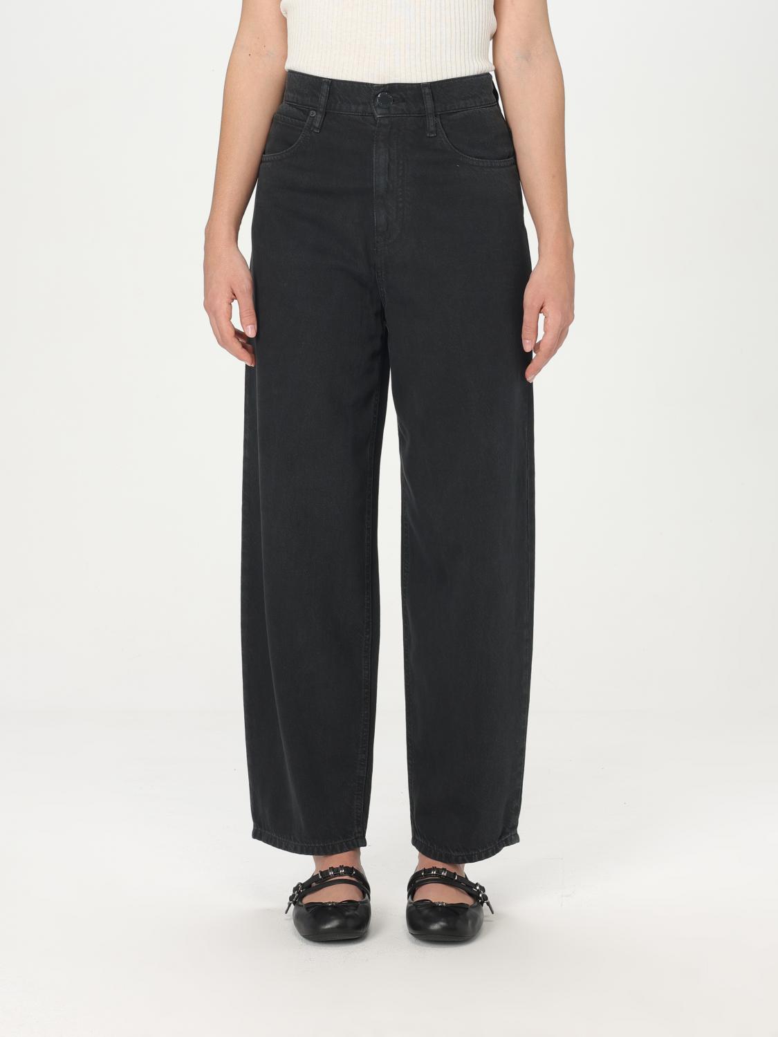 Pinko "estelle Egg Bull Slegato" Jeans In Schwarz
