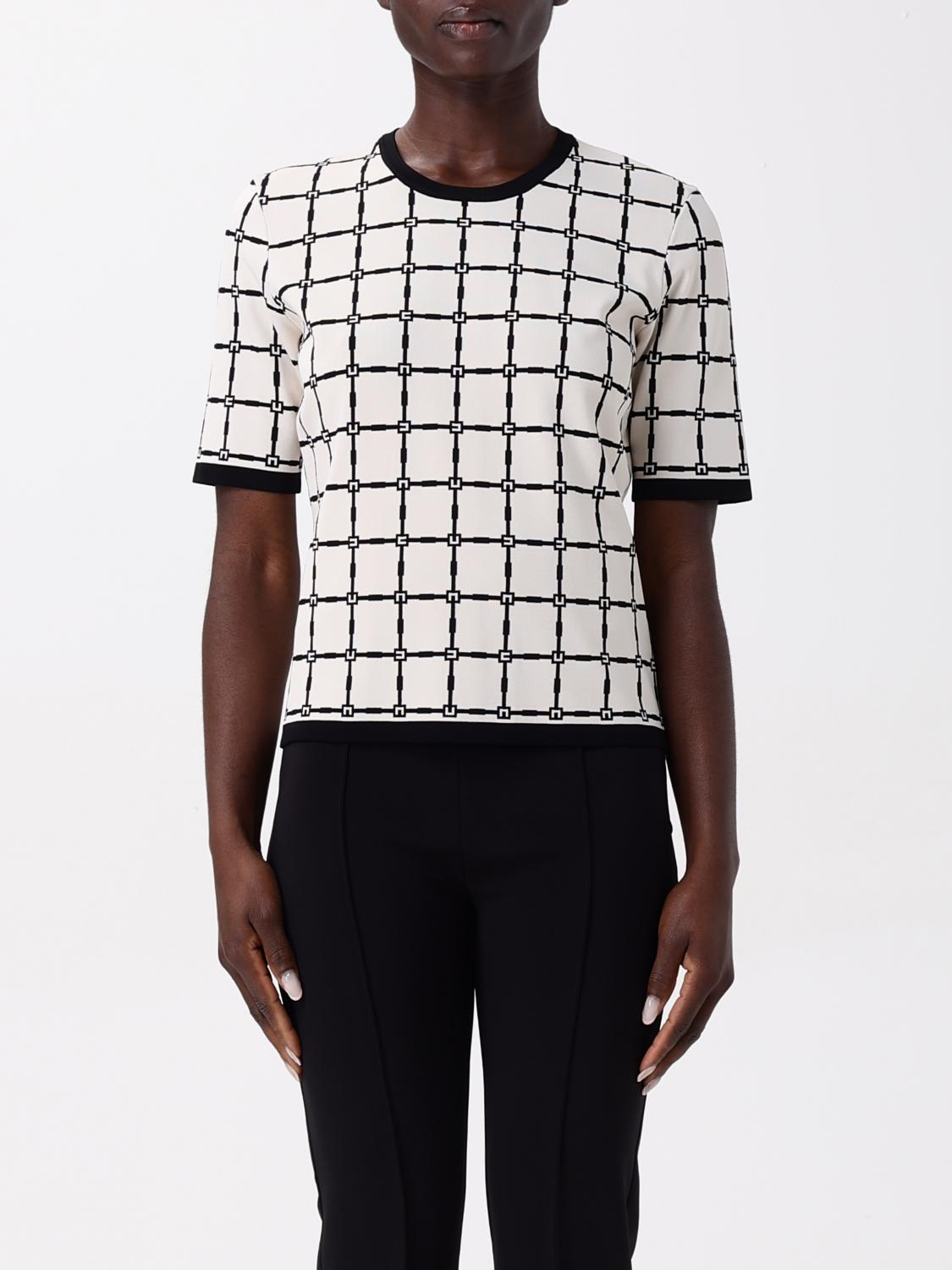 Shop Elisabetta Franchi Top Woman Color Butter