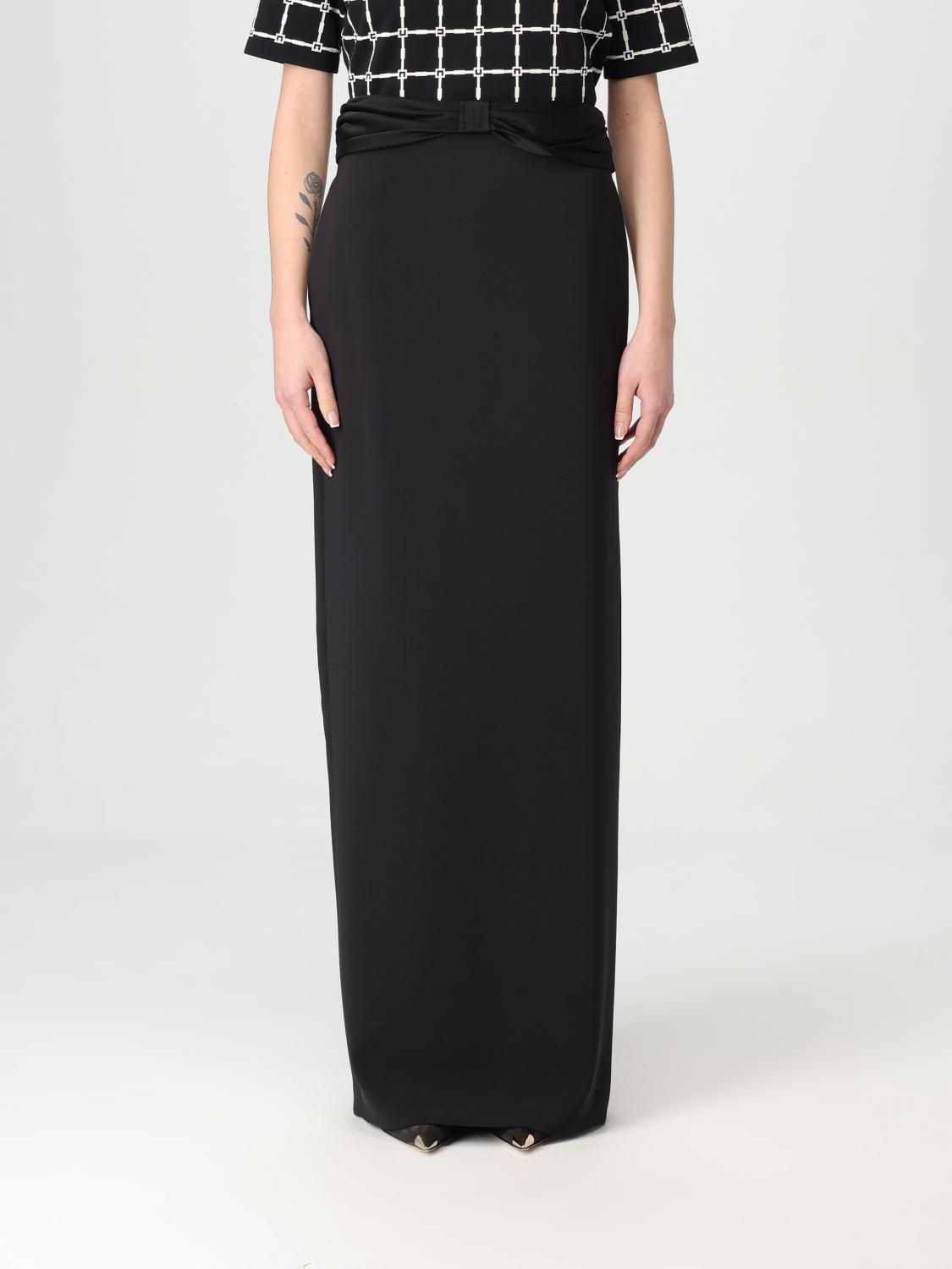 Elisabetta Franchi Skirt Woman Color Black In Black