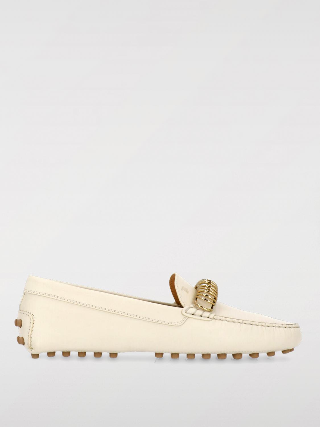 Tod's Loafers Woman Color Ivory In Ivory