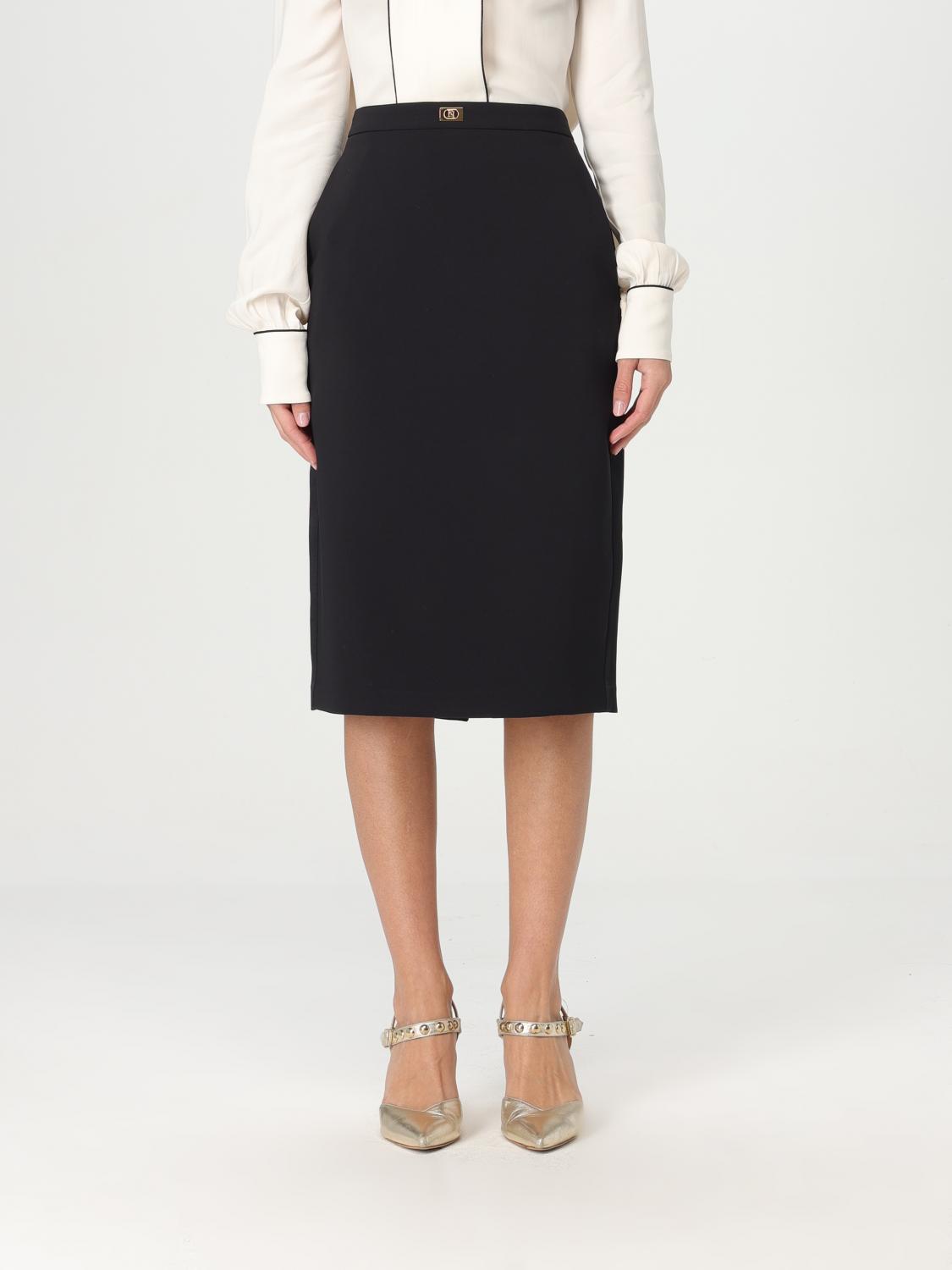 ELISABETTA FRANCHI SKIRT ELISABETTA FRANCHI WOMAN COLOR BLACK G54006002