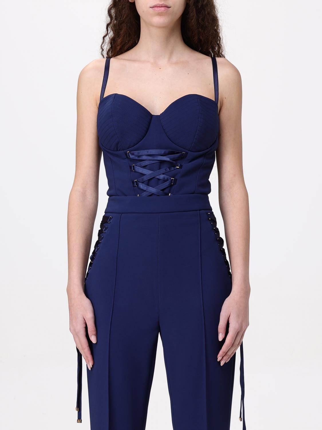 ELISABETTA FRANCHI TOP ELISABETTA FRANCHI WOMAN COLOR BLUE G54016009