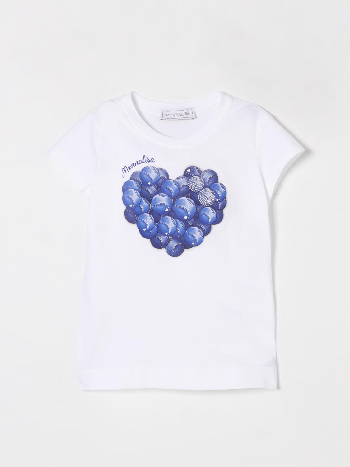 Monnalisa T-shirt Kids Color White In White