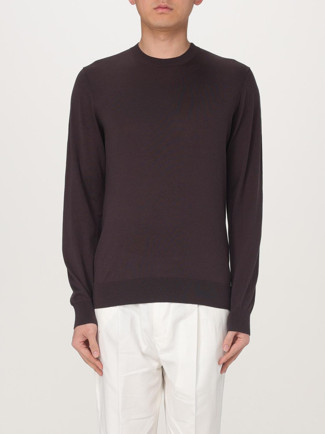 Shop Paolo Pecora Sweater Men Color Brown