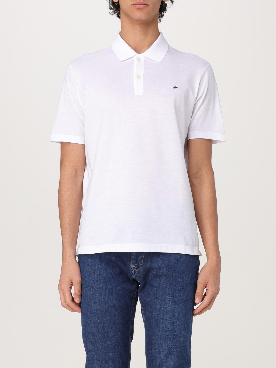 PAUL & SHARK POLO SHIRT PAUL & SHARK MEN COLOR WHITE G54095001
