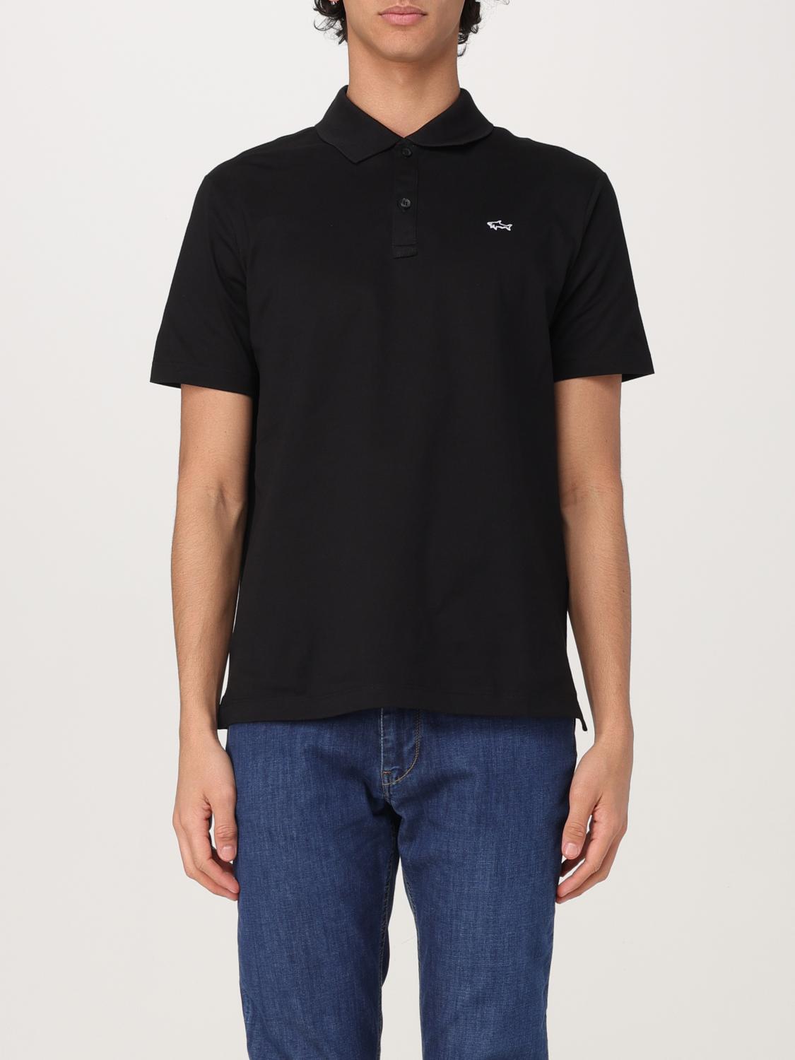 PAUL & SHARK POLO SHIRT PAUL & SHARK MEN COLOR BLACK G54095002