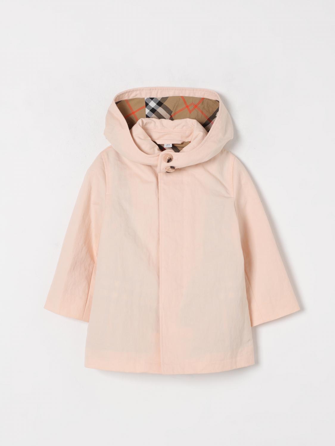Shop Burberry Coats  Kids Color Pink