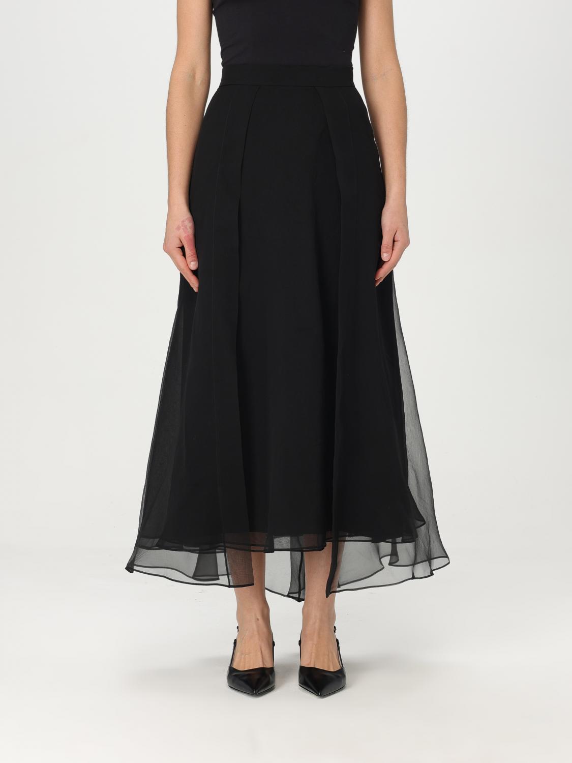 スカート BRUNELLO CUCINELLI BLACK SILK SKIRT Brunello Cucinelli Black Silk Skirt | ModeSens