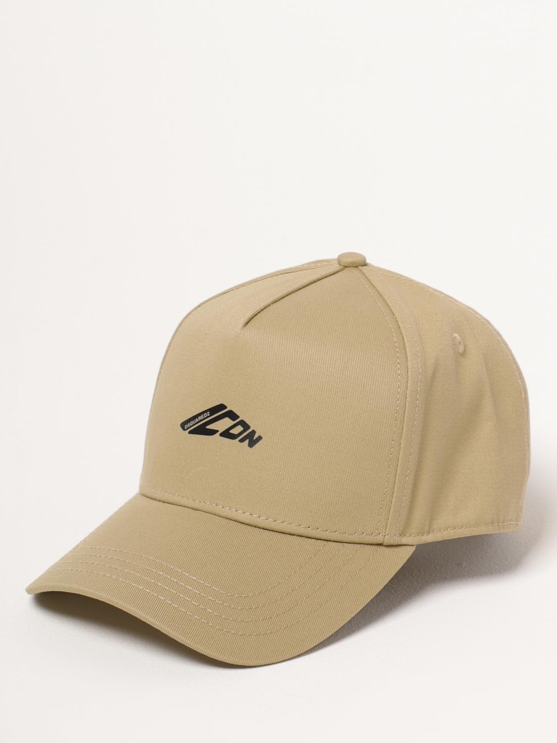 Hat DSQUARED2 Men color Kaki Hat DSQUARED2 Men color Kaki